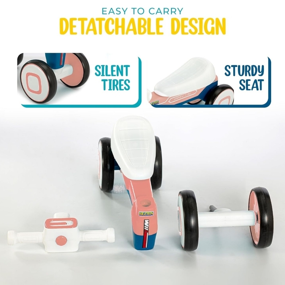 Pink and Blue Ride-On Toy - Picture 5 of 10